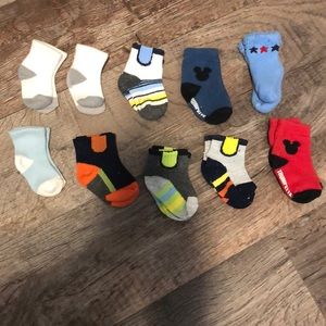 LOT of babies socks size 0-3 months
